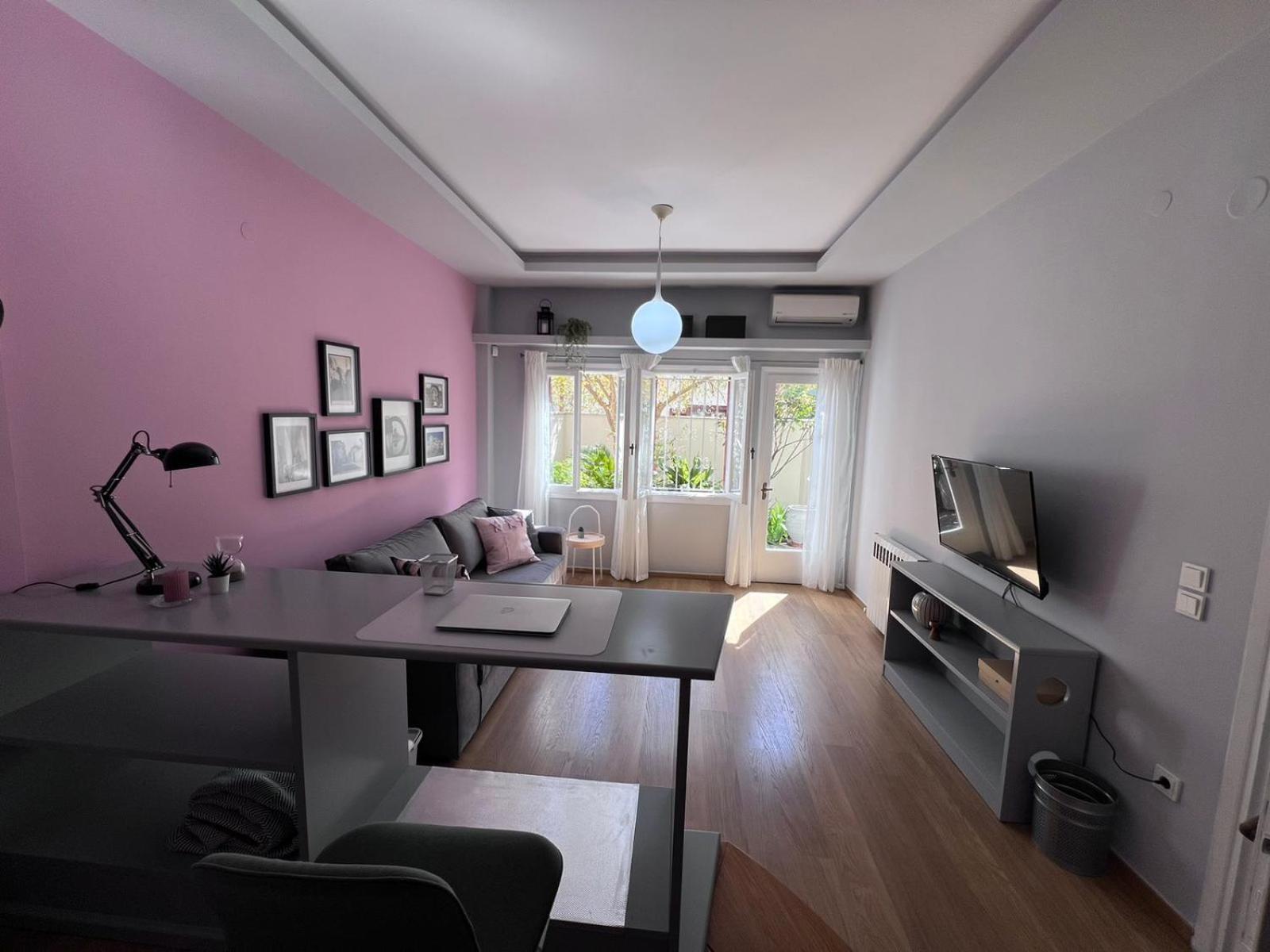 Retro House With Garden In Anopoli Villa Tesalonika Bagian luar foto