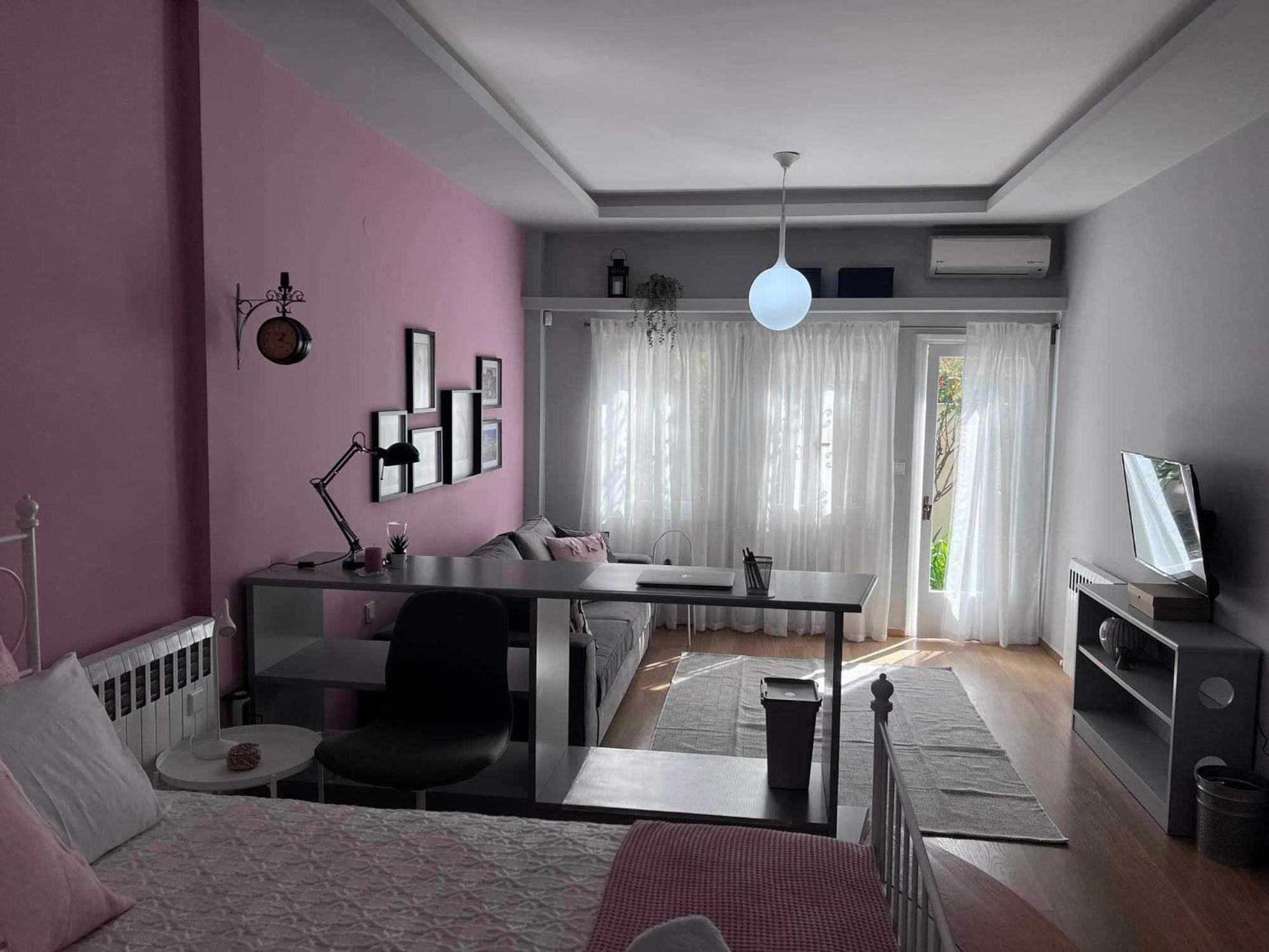 Retro House With Garden In Anopoli Villa Tesalonika Bagian luar foto